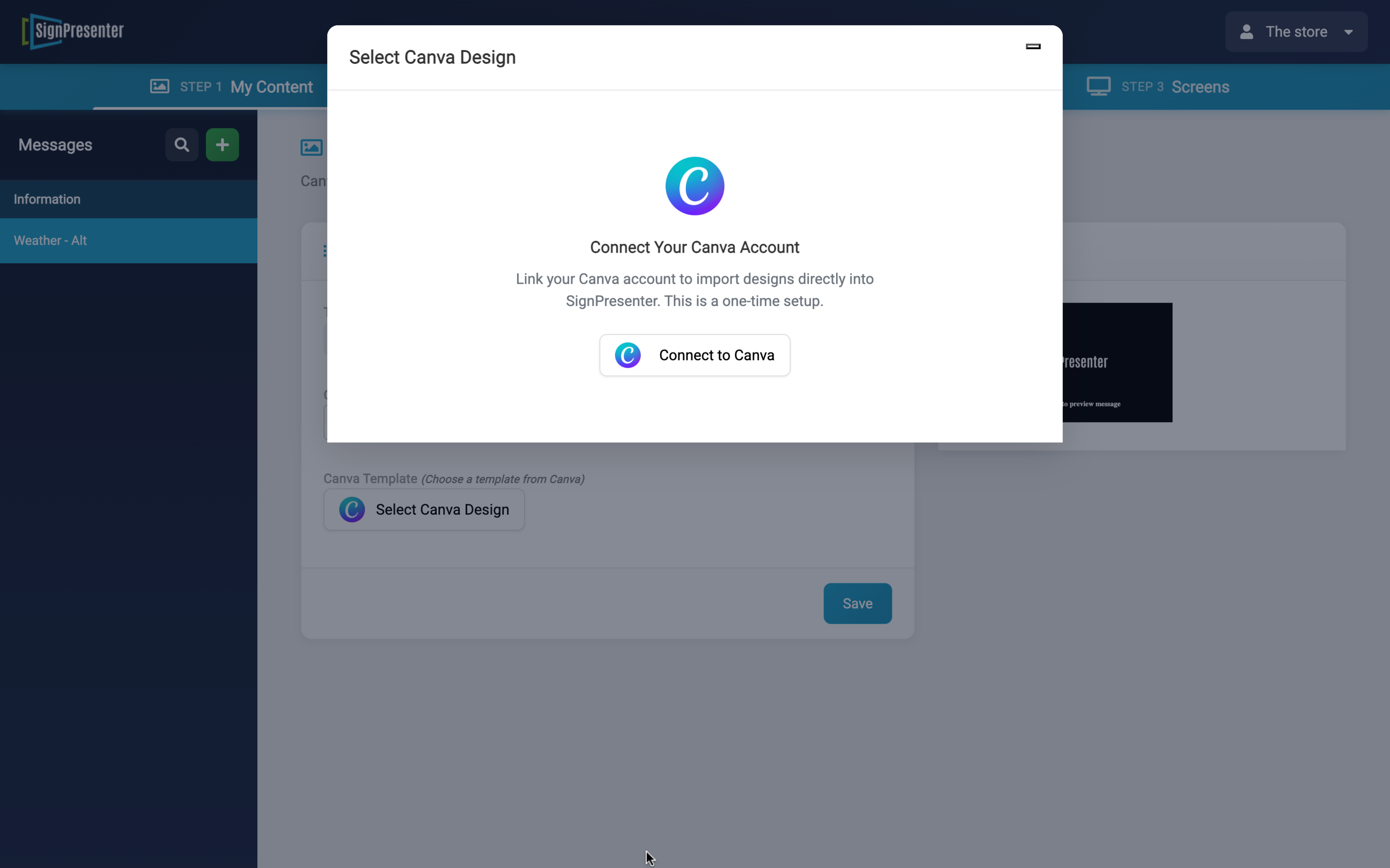 Connect Your Canva Account